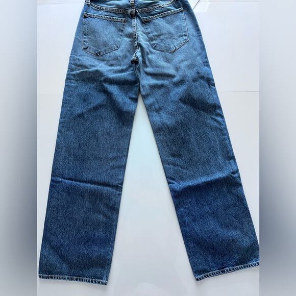 NWT $355 DAILY BLUE by ADRIANO GOLDSCHMIED LOVE pleated jeans 29 - Picture 8 of 9